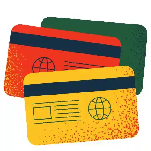 Custom document printed on an ATM-size PVC card