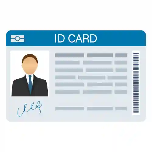 Staff ID Card Printing printed on PVC card