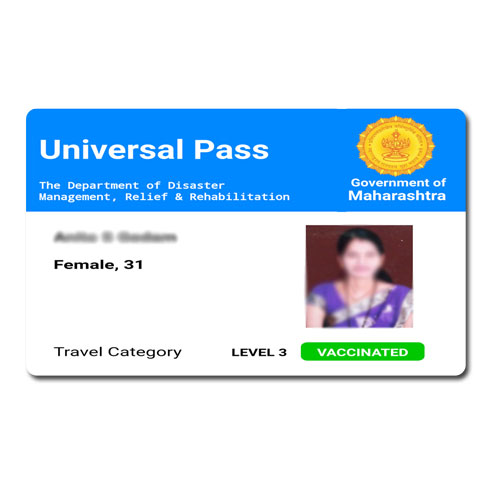 Travel Pass on PVC Card printed on PVC card